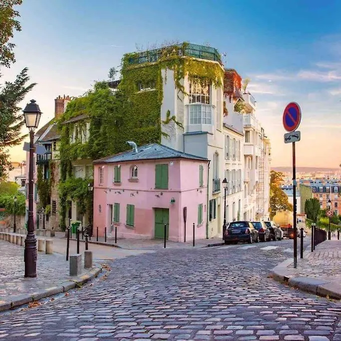 Daire Studio Romantique Paris Moulin Rouge Montmartre Fransa
